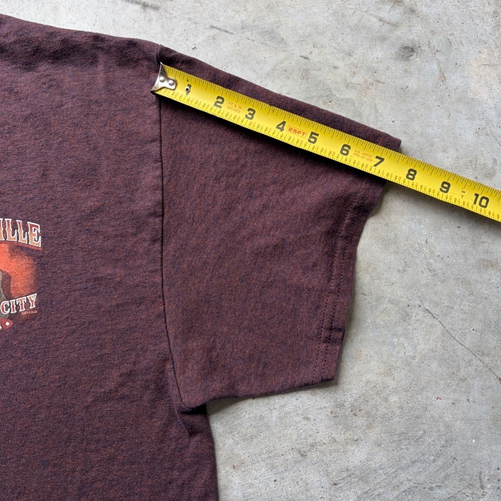 Harley Davidson Nashville Music City T-Shirt Mens XL Boswells Honky Tonk Maroon - Picture 8 of 8
